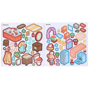 Cute & Cosy Sticker Rooms by Harry Alexander & Anna Guillet 4 Activity Books Set - Ages 6+ - Paperback 7-9 Buster Books