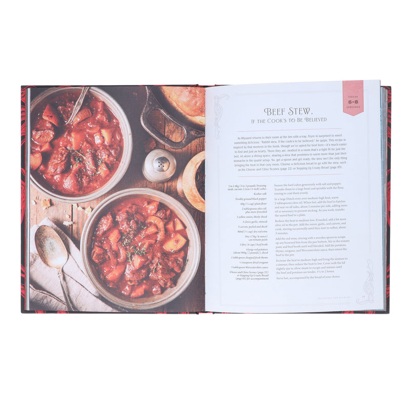 A Feast of Thorns and Roses: The Unofficial Cookbook of A Court of Thorns and Roses by Chelsea Cole - Non Fiction - Sprayed Edge Hardback Non-Fiction Insight Editions