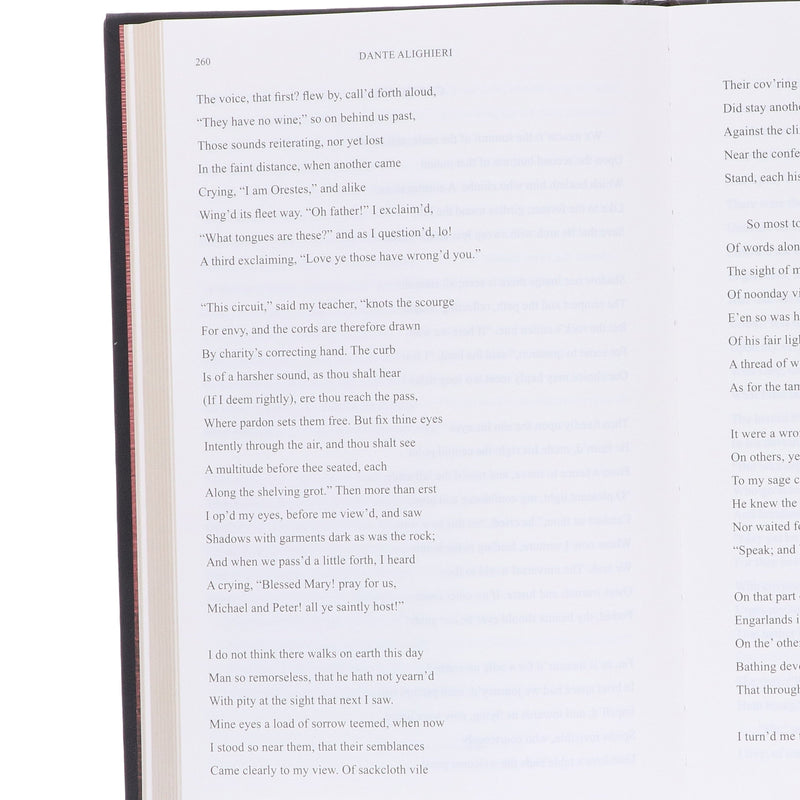 The Divine Comedy - Inferno, Purgatorio, Paradiso by Dante Alighieri - Fiction - Hardcover (Leather-Bound) Fiction Wilco Books