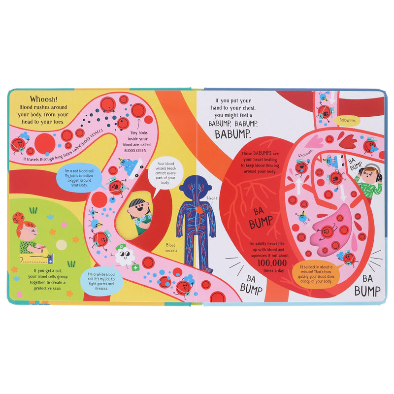 Step Inside Science: Your Body by Lara Bryan - Ages 5+ - Board Book 5-7 Usborne Publishing Ltd