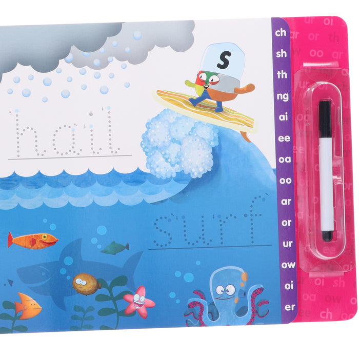 Numberblocks and Alphablocks: Let's Learn Numbers and Letters 4 Books Wipe-Clean Box Set with pens By Sweet Cherry Publishing - Ages 3-6 - Board Book 0-5 Sweet Cherry Publishing