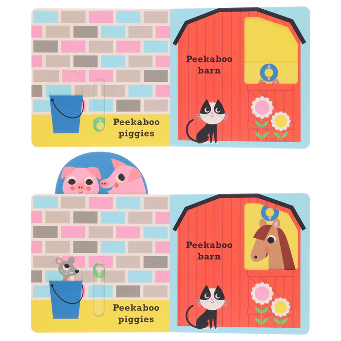 Peekaboo: Apple, Chick, Dog & Cow by Camilla Reid Illustrated 4 Books Collection Set - Ages 0-5 - Board Book 0-5 Nosy Crow Ltd