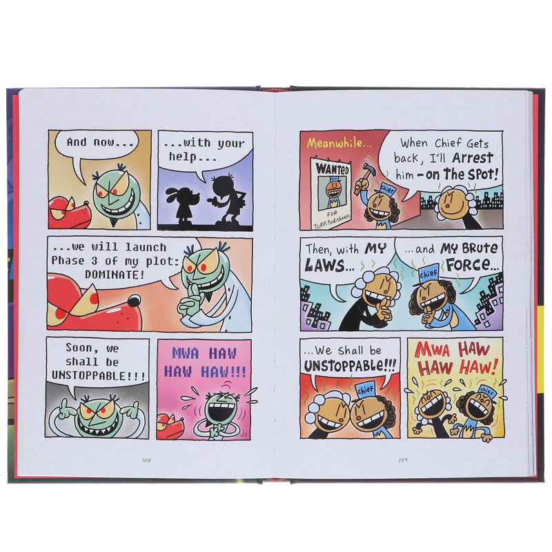 Dog Man Series by Dav Pilkey (Book No. 11 & 12) Collection 2 Books Set- Ages 6-12 - Hardback Graphic Novels Scholastic