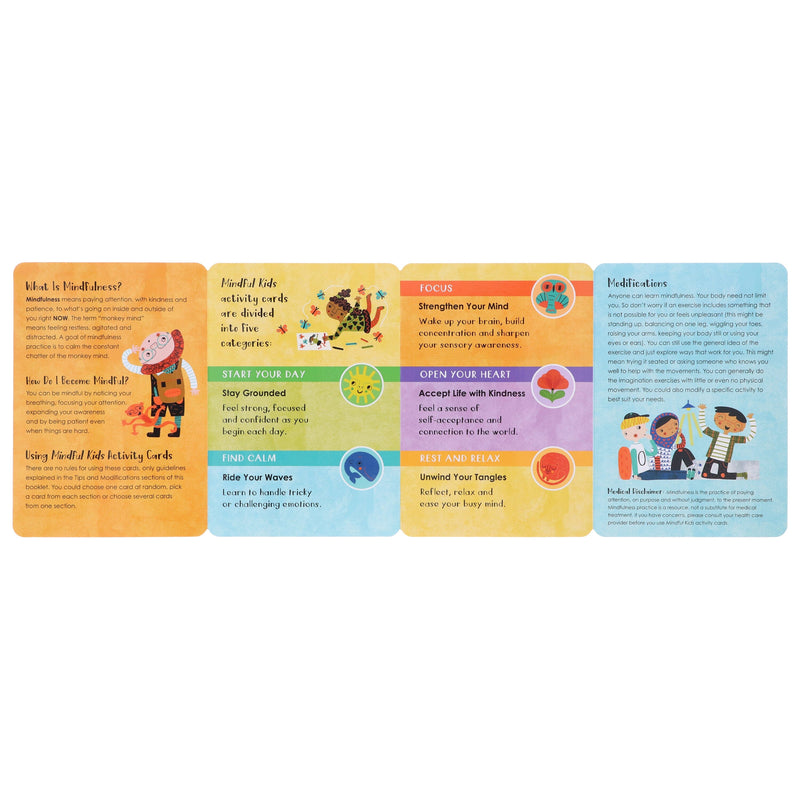 Mindful Kids: 50 Mindfulness Activities for Kindness, Focus and Calm by Whitney Stewart - Ages 4+ - Activity Card 3-5 Barefoot Books Ltd