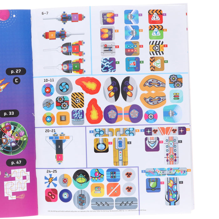 LEGO Books: Build and Stick: Space Activity Box (includes LEGO bricks, book and over 250 stickers) - Ages 7-9 – Hardback 7-9 Buster Books