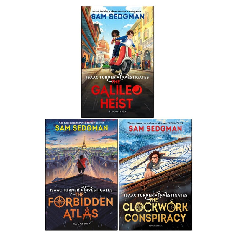 Isaac Turner Investigates Series by Sam Sedgman 3 Books Collection Set - Ages 9-12 - Paperback Fiction Bloomsbury Publishing