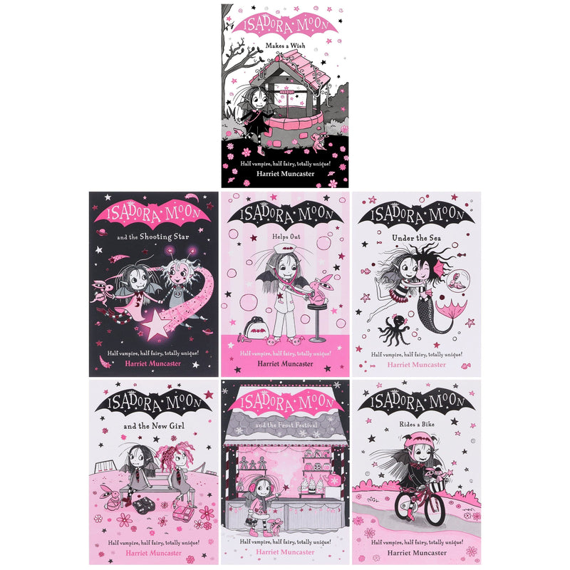 Isadora Moon Series By Harriet Muncaster: illustrated 7 Books Collection Set - Ages 5+ - Paperback 5-7 Oxford University Press