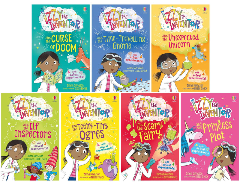 Izzy the Inventor Series By Zanna Davidson 7 Books Collection Set - Ages 5-8 - Paperback 5-7 Usborne Publishing Ltd