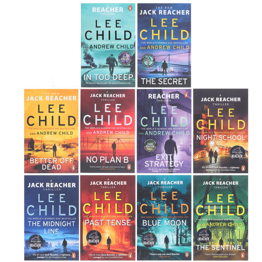 Jack Reacher Thrillers (Book 21-30) by Lee Child 10 Books Collection Set - Fiction - Paperback Fiction Penguin Random House