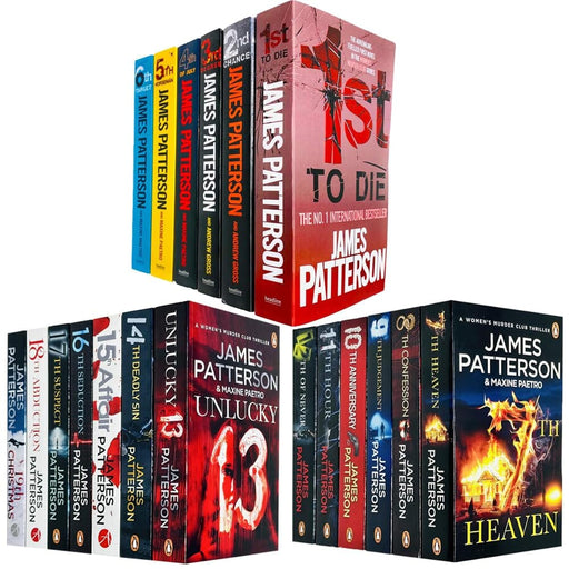 Women's Murder Club by James Patterson: Books 1-19 Collection Set - Fiction - Paperback Fiction Penguin Random House