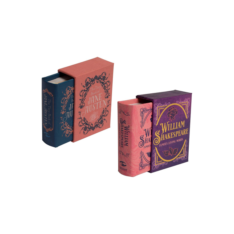The Tiny Books of Jane Austen & William Shakespeare: Famous Loving Words by Darcy Reed - Fiction - Hardback