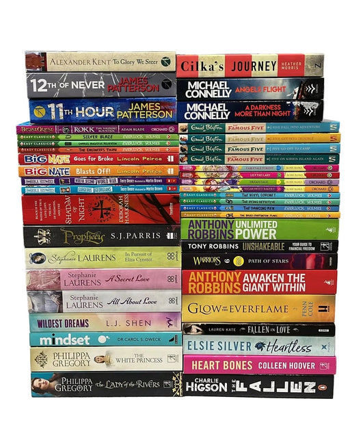 JOBLOT NUMBER 10 : 40 Fiction/Children's Mix Books Collection - Paperback - T 22 Books2Door
