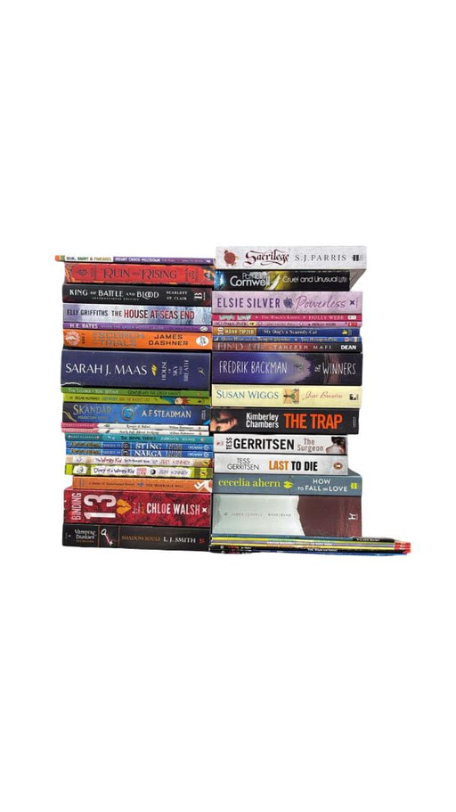 JOBLOT NUMBER 75: 40 Fiction/Children's Mix Books Collection - Paperback - I 22 Books2Door