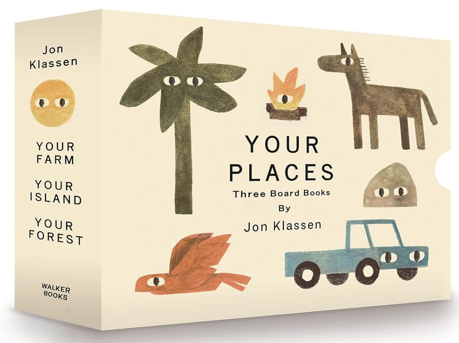 Your Places: A Trio of Board Books for the Youngest of Children by Jon Klassen 3 Books Collection Set - Ages 2-7 - Board Book