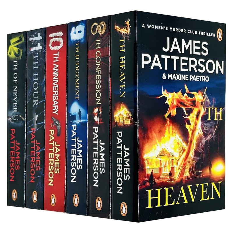 Women's Murder Club by James Patterson: Books 1-12 Collection Set - Fiction - Paperback Fiction Various