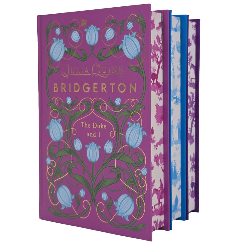 Bridgertons Series by Julia Quinn 3 Books Collector's Edition Set - Fiction - Sprayed Edges Hardback Fiction Hachette