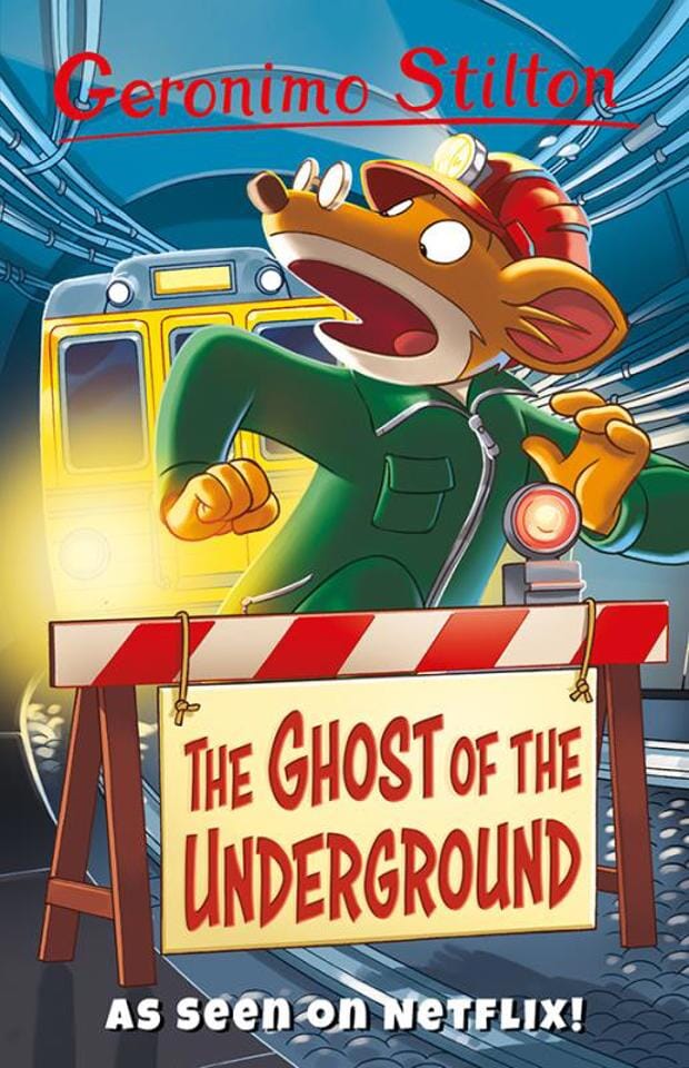 Geronimo Stilton 3-The Ghost of the Underground - Paperback Age 5-7 Sweet Cherry Publishing
