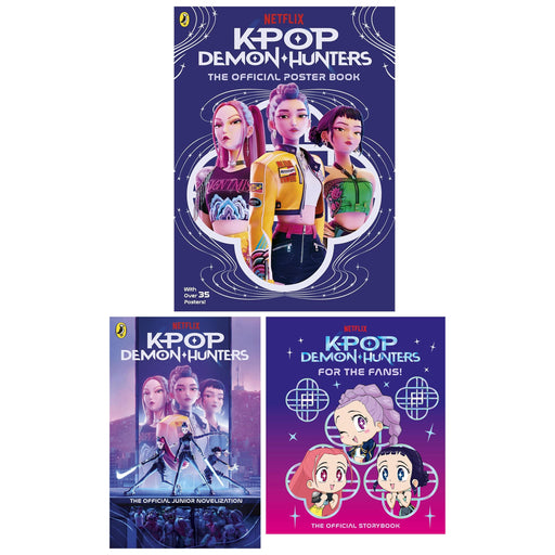 K-Pop Demon Hunters 3 Books Collection Set - Ages 6+ - Paperback/Hardback 5-7 Penguin Random House