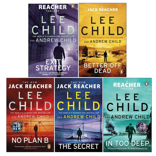 Jack Reacher Series (Books 26-30) by Lee & Andrew Child 5 Books Collection Set - Fiction - Paperback Fiction Penguin Random House