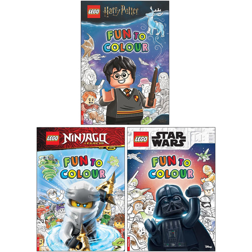 LEGO Fun to Colour Series 3 Books Collection Set - Ages 5-7 - Paperback 5-7 Buster Books