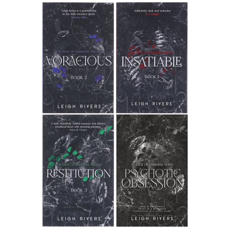The Edge of Darkness Series by Leigh Rivers 4 Books Collection Set - Fiction - Paperback