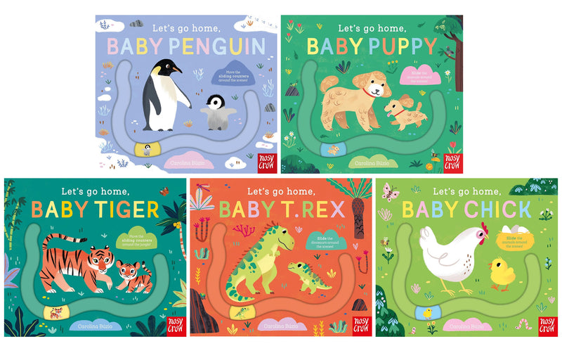 Let's Go Home Series by Carolina Buzio 5 Books Collection Set - Ages 2-5 - Board Book