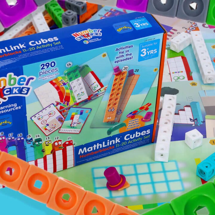MathLink Cubes Numberblocks 1-20 Activity Set by Learning Resources ...