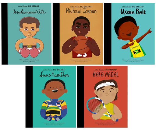The Greatest Sports Legends (Little People, BIG DREAMS) by Maria Isabel Sanchez Vegara 5 Books Collection Set - Ages 6+ - Hardback 5-7 Frances Lincoln Publishers Ltd