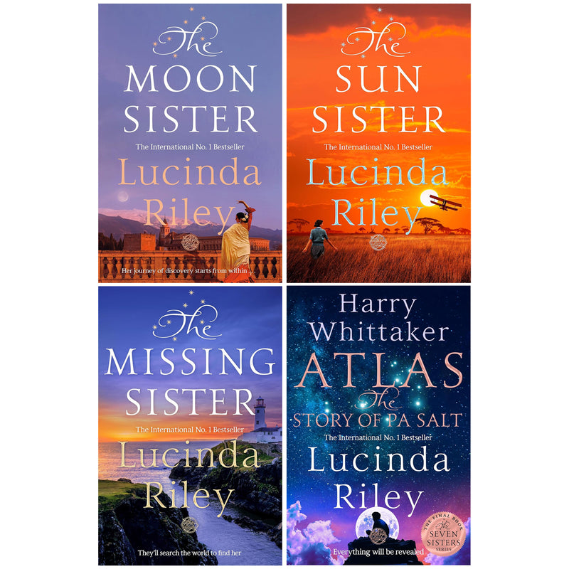 The Seven Sisters Series (Book 5-8) By Lucinda Riley & Harry Whittaker 4 Books Collection Set - Fiction - Paperback