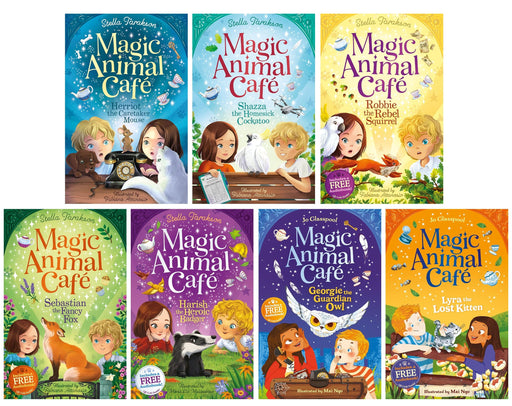 Magic Animal Cafe Series by Stella Tarakson & Jo Glasspool 7 Books Collection Set (Includes a Free Audiobooks!) - Ages 7-9 - Paperback 7-9 Sweet Cherry Publishing