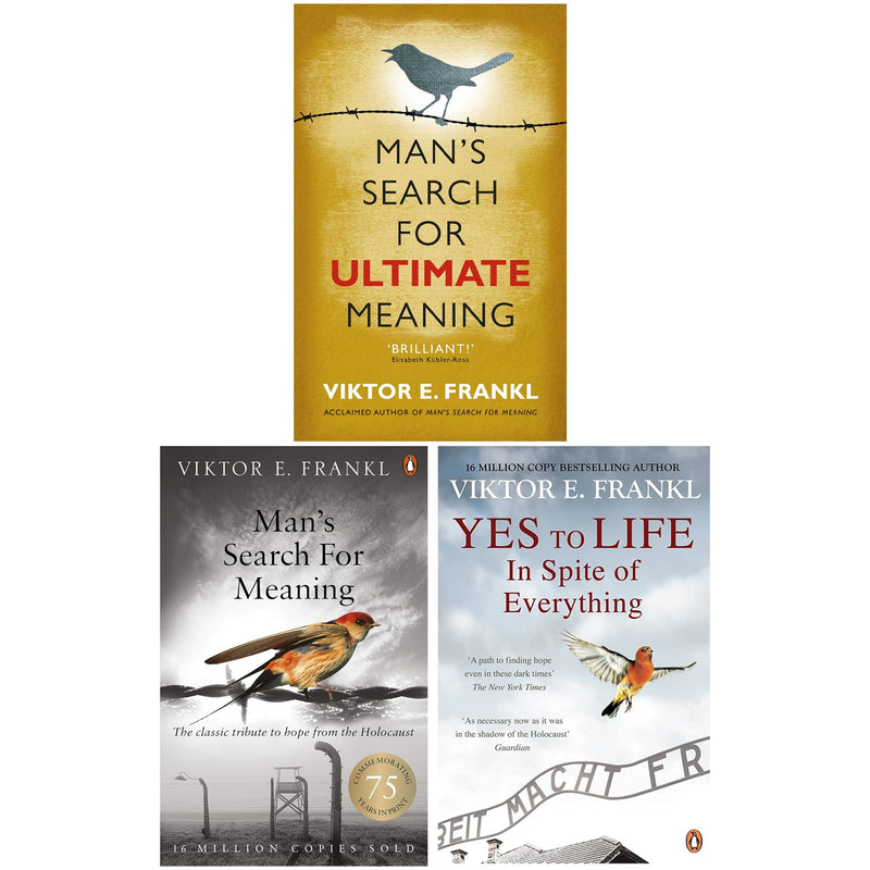 Viktor E Frankl Collection 3 Books Set - Non Fiction - Paperback Non-Fiction Penguin Random House