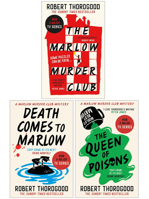 The Marlow Murder Club Mysteries By Robert Thorogood 3 Books Collection Set - Fiction - Paperback Fiction HarperCollins Publishers