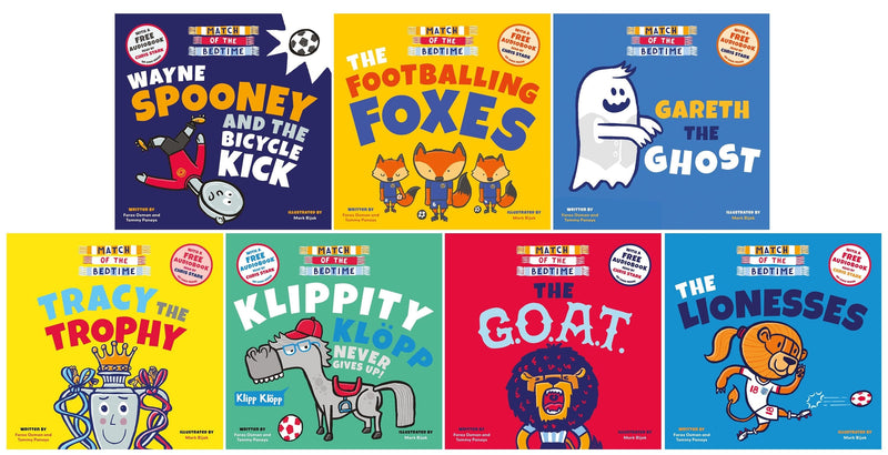 Match of the Bedtime Collection by Faraz Osman & Tommy Panays 7 Books Set - Ages 5+ - Paperback (With A Free Audiobook) 5-7 Sweet Cherry Publishing