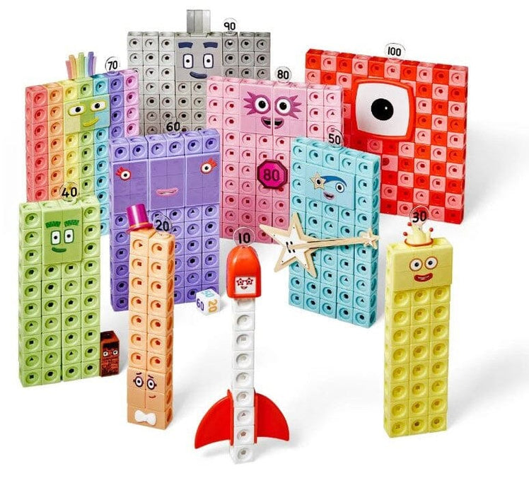 Numberblocks MathLink Cubes Activity Set Heroes with Zeroes - Ages 3+ - Educational Toy 3-5 Learning Resources