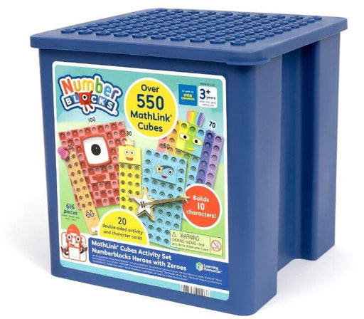 Numberblocks MathLink Cubes Activity Set Heroes with Zeroes - Ages 3+ - Educational Toy 3-5 Learning Resources