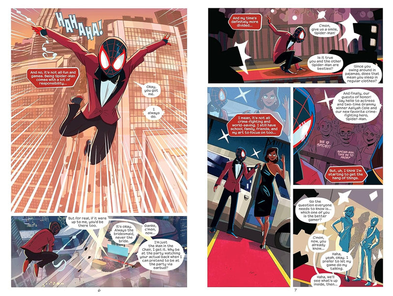 Miles Morales: A Spider-Man Graphic Novels by Justin A. Reynolds Illustrated 2 Books Collection Set - Ages 10+ - Paperback Graphic Novels Scholastic