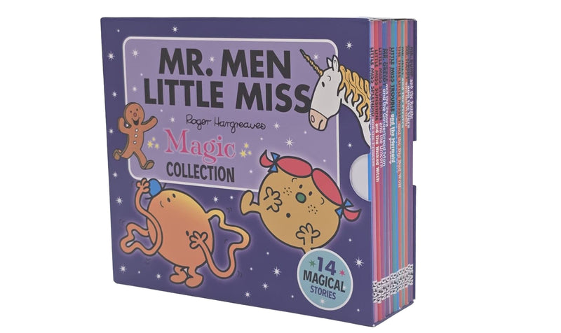 Mr. Men Little Miss Magic Collection by Roger Hargreaves 14 Magical Stories Box Set - Ages 3+ - Paperback