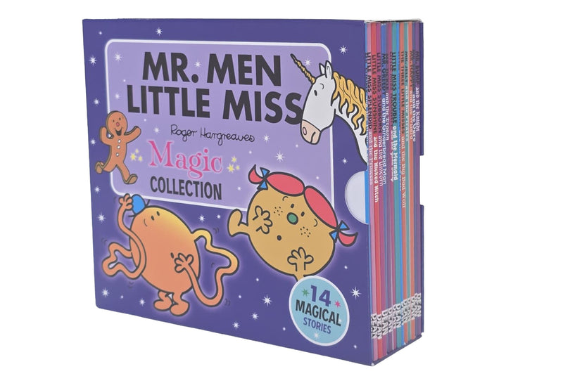 Mr. Men Little Miss Magic Collection by Roger Hargreaves 14 Magical Stories Box Set - Ages 3+ - Paperback