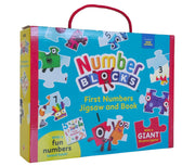 Numberblocks: First Numbers Jigsaw and Book: Learn to count with this Fun Numbers and Giant 36-piece jigsaw! - Ages 3+ - Board Book 3-5 Sweet Cherry Publishing