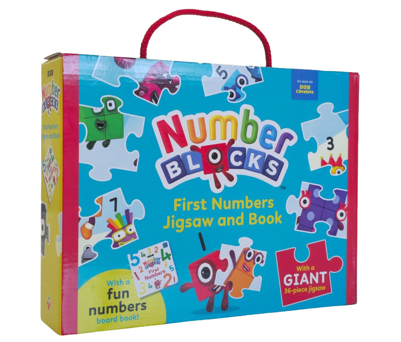Numberblocks: First Numbers Jigsaw and Book: Learn to count with this Fun Numbers and Giant 36-piece jigsaw! - Ages 3+ - Board Book 3-5 Sweet Cherry Publishing