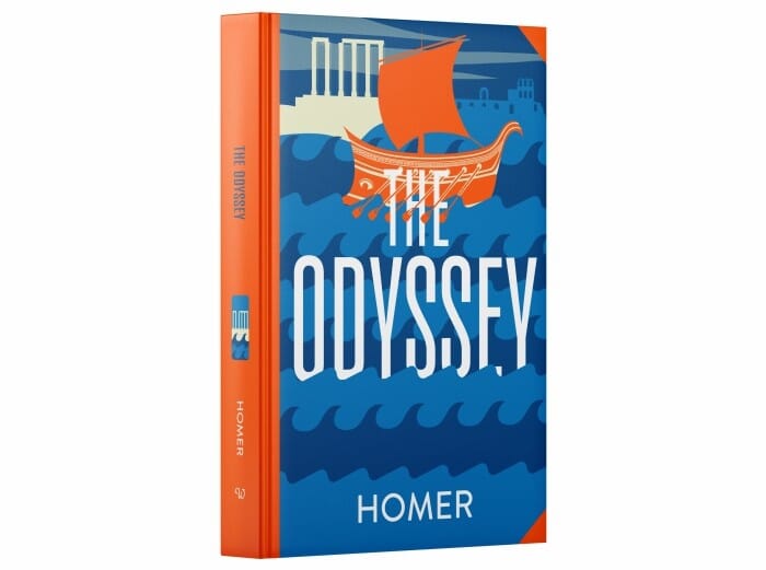 The Odyssey by Homer - Fiction - Sprayed Edge Hardback Fiction Wilco Books