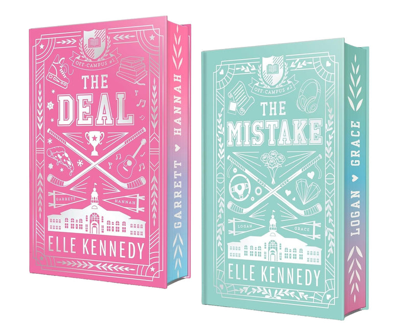 Off-Campus Series by Elle Kennedy 2 Books Collector's Edition Set - Fiction - Sprayed Edges Hardback