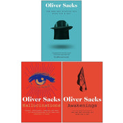 Oliver Sacks 3 Books Collection Set (The Man Who Mistook His Wife for a Hat, Hallucinations, Awakenings) - Non Fiction - Paperback Non-Fiction Macmillan
