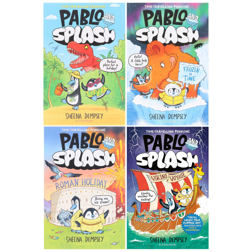 Pablo and Splash Graphic Novel Series by Sheena Dempsey Illustrated 4 Books Collection Set - Ages - 6-9 - Paperback Graphic Novels Bloomsbury Publishing