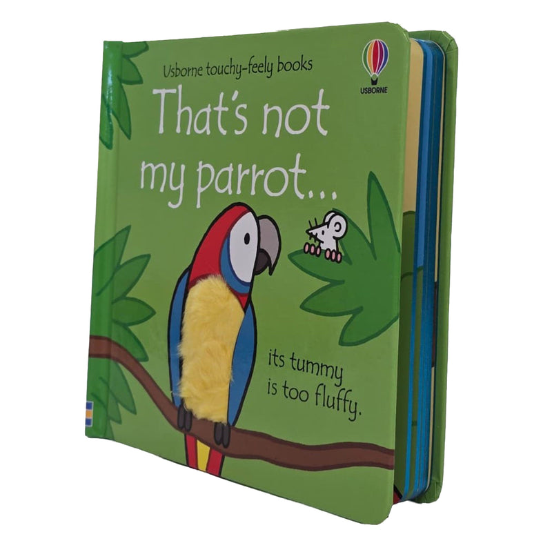 That's Not My Parrot by Fiona Watt (Usborne Touchy-Feely Books) - Ages 0-2 - Sprayed Edges Board Book 0-5 Usborne Publishing Ltd
