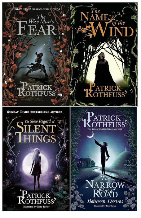 The Kingkiller Chronicle by Patrick Rothfuss 4 Books Collection Set - Fiction - Paperback Fiction Hachette