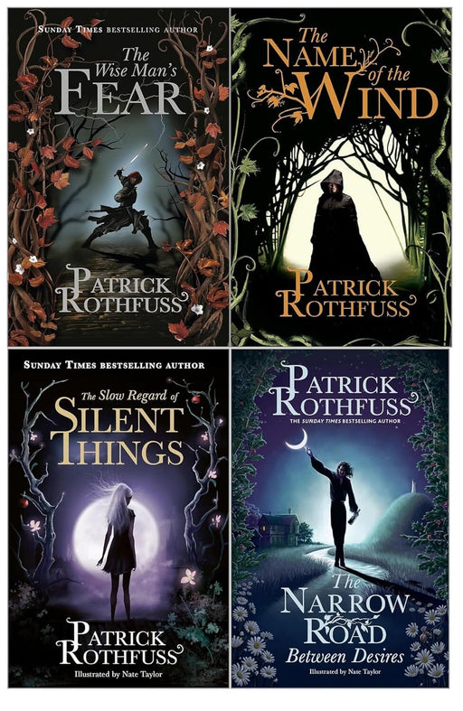 The Kingkiller Chronicle by Patrick Rothfuss 4 Books Collection Set - Fiction - Paperback Fiction Hachette