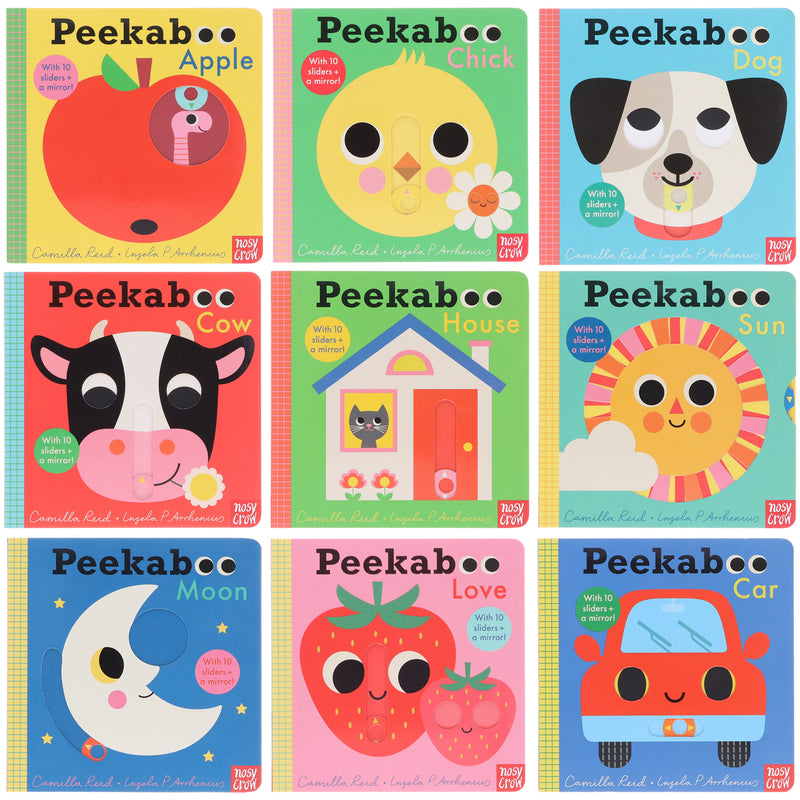 Peekaboo by Camilla Reid Illustrated 9 Books Collection Set - Ages 0-5 - Board Book
