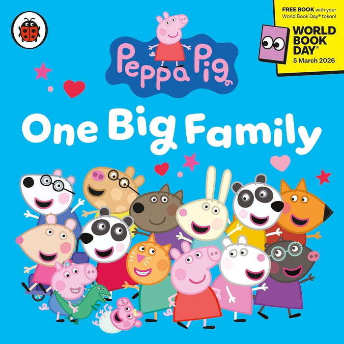 Peppa Pig: One Big Family: A World Book Day 2026 Mini Book - Ages 3-6 - Paperback 3-5 Ladybird