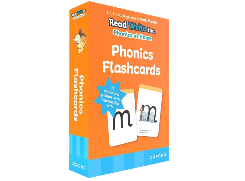 Phonics Flashcards: Read Write Inc. Phonics at Home (Set 1) by Ruth Miskin 48 Sound & Picture Cards - Ages 4-6 5-7 OUP Oxford